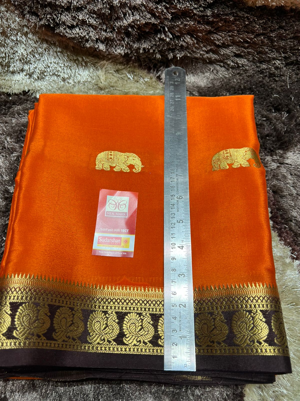 Pure Mysore Silk Saree.