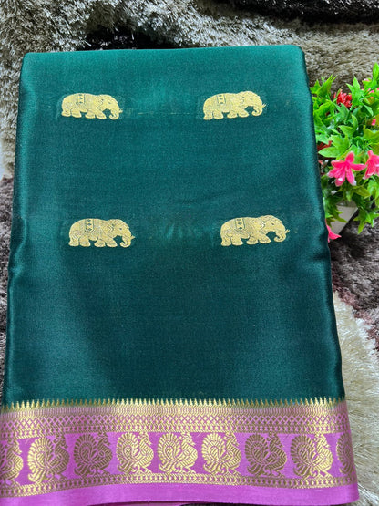 Pure Mysore Silk Saree.