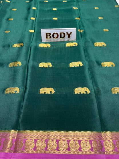 Pure Mysore Silk Saree.