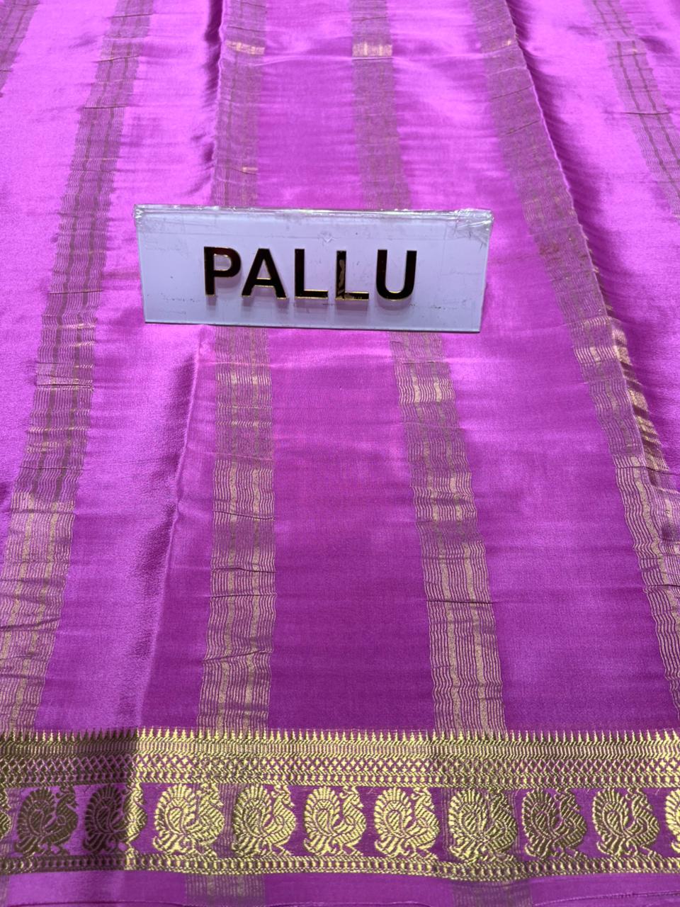 Pure Mysore Silk Saree.