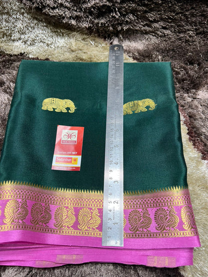 Pure Mysore Silk Saree.