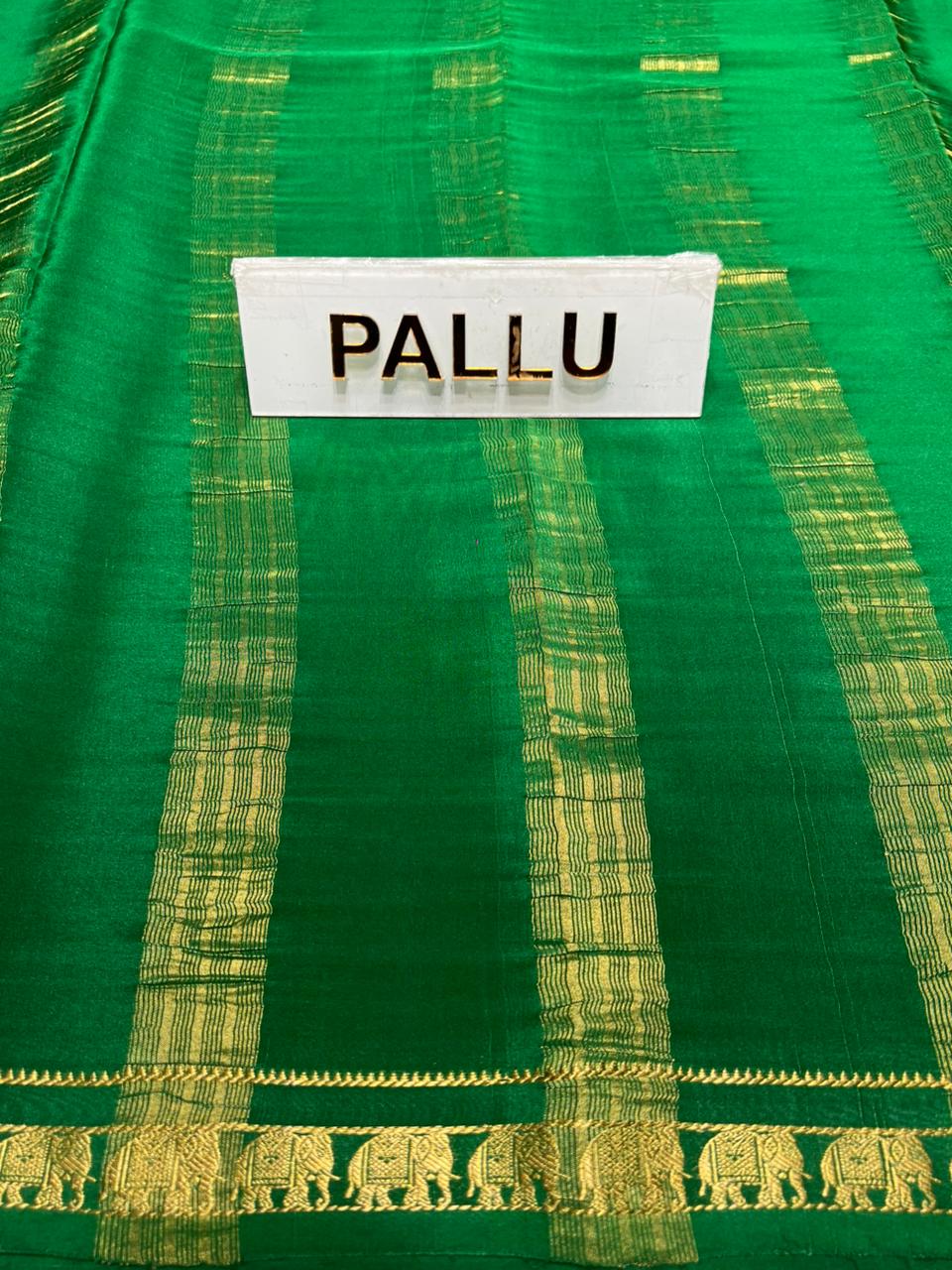 Pure Mysore Silk Saree.