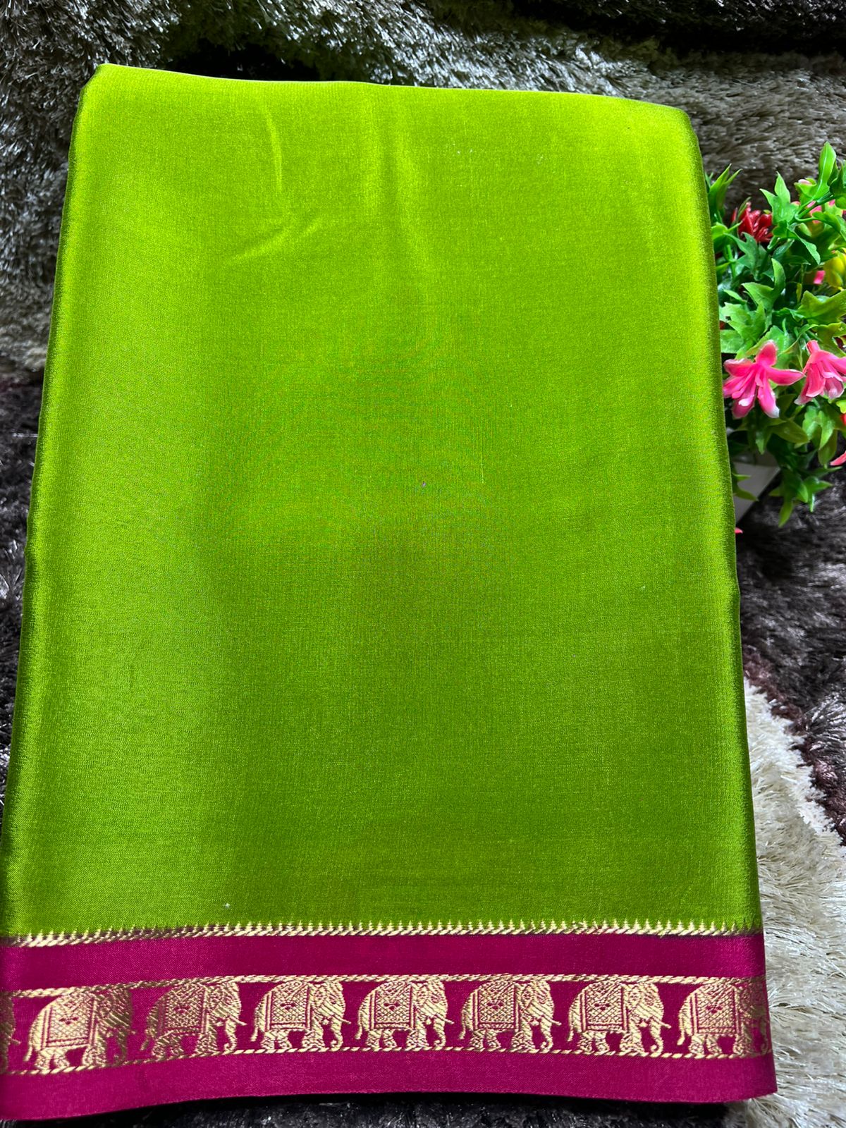 Pure Mysore Silk Saree.