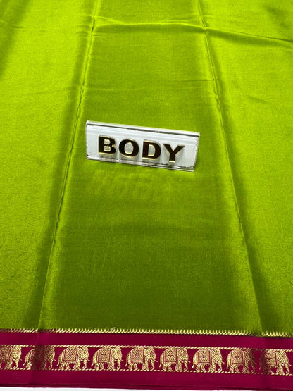 Pure Mysore Silk Saree.