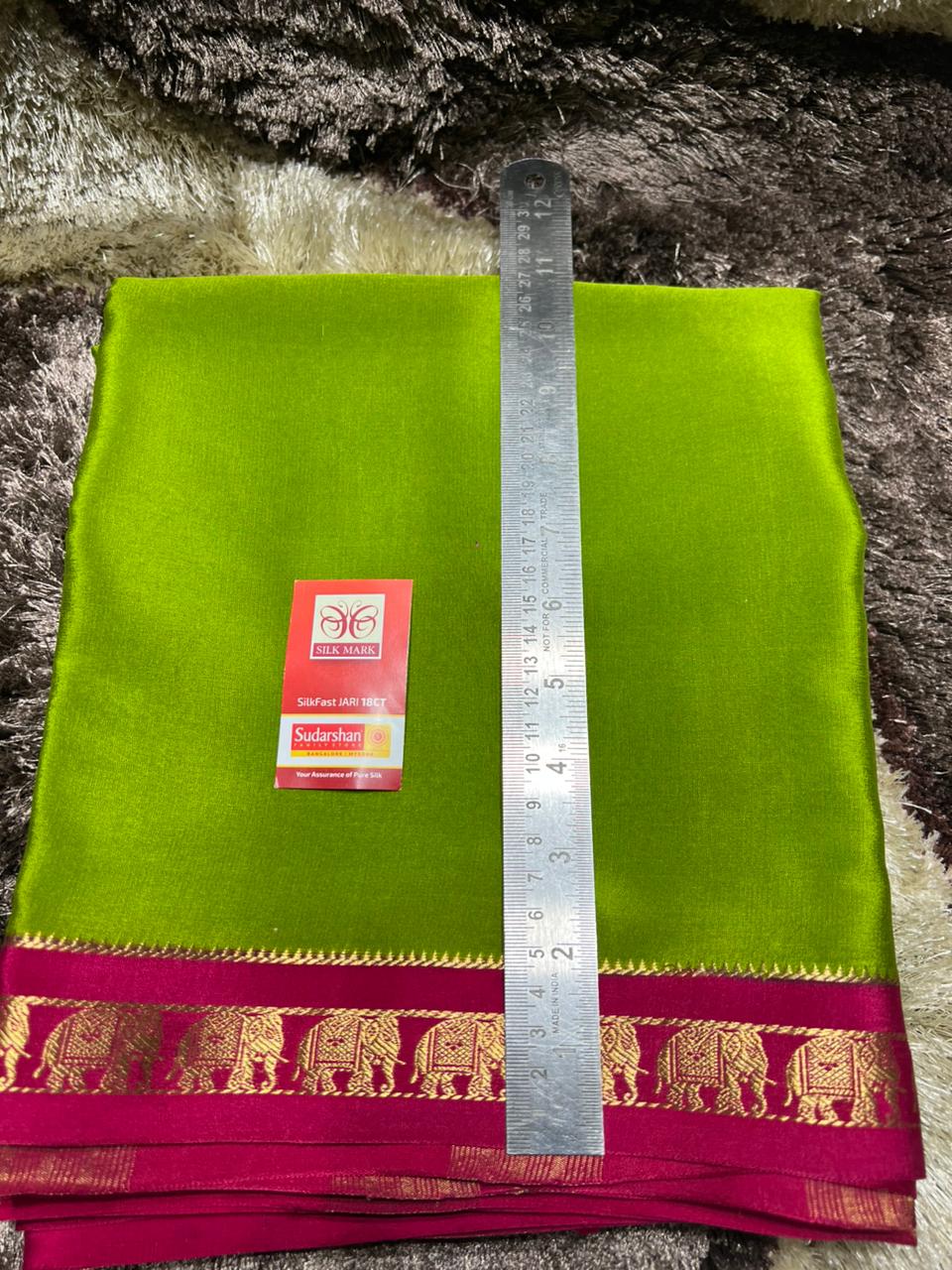 Pure Mysore Silk Saree.