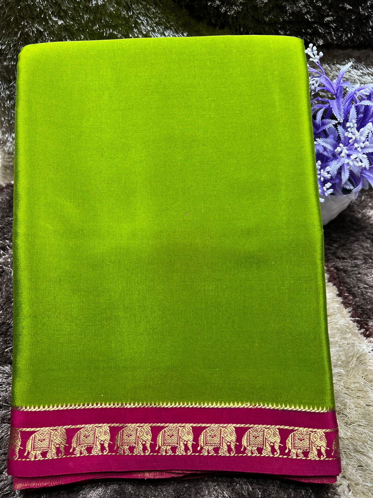 Pure Mysore Silk Saree.