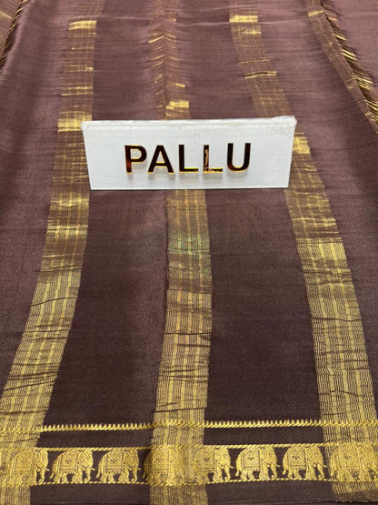 Pure Mysore Silk Saree.