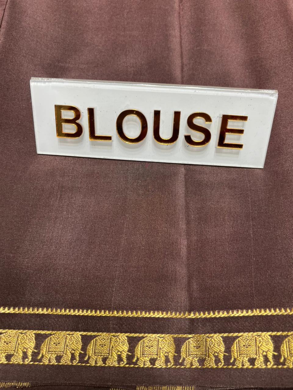 Pure Mysore Silk Saree.