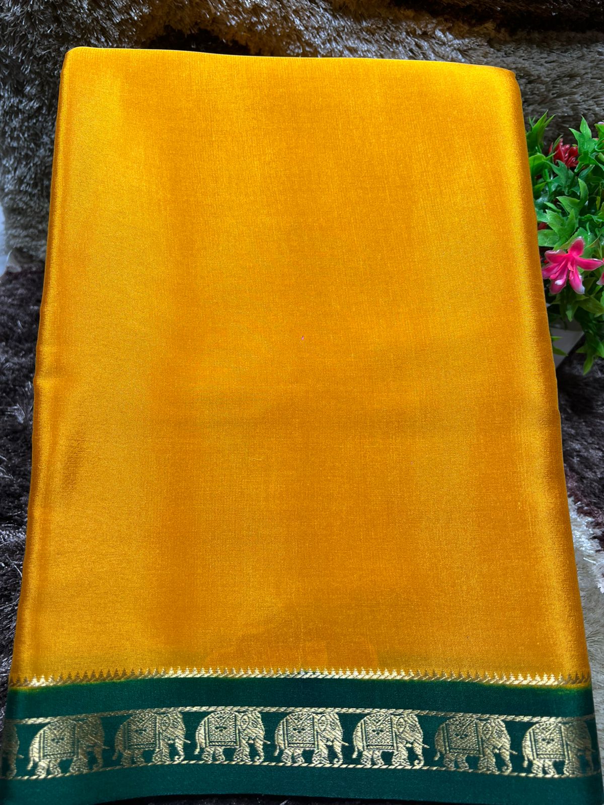 Pure Mysore Silk Saree.