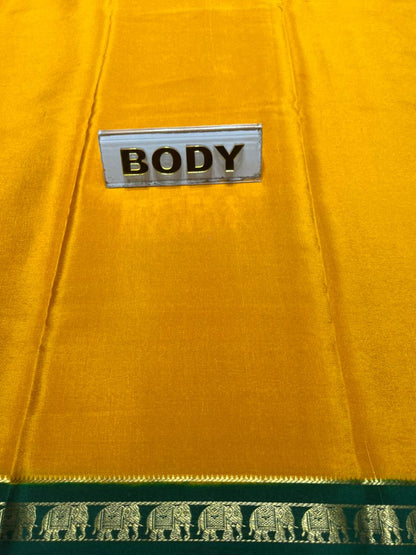 Pure Mysore Silk Saree.