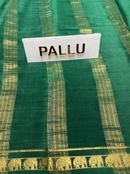 Pure Mysore Silk Saree.