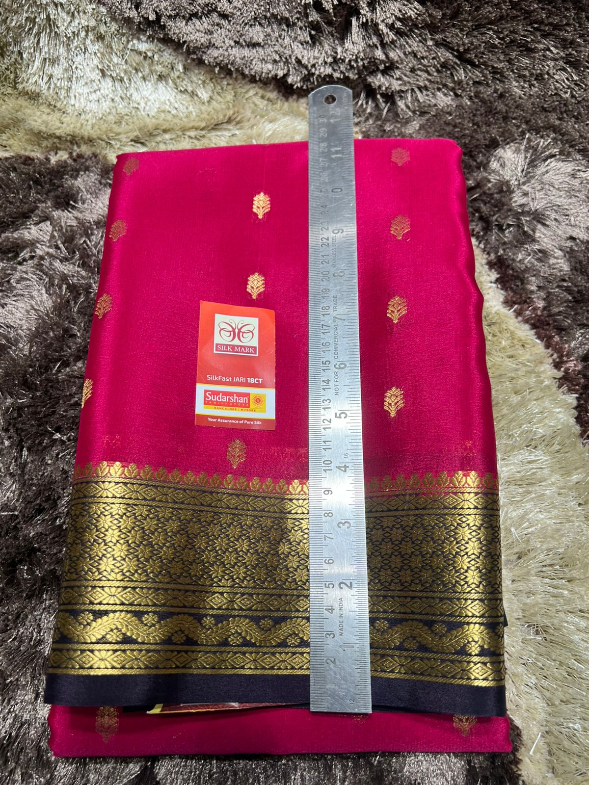 Pure Mysore Silk Saree ( 60 Grams )