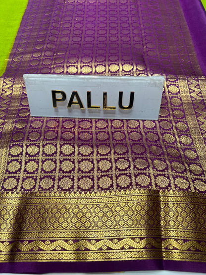 Pure Mysore Silk Saree ( 60 Grams )