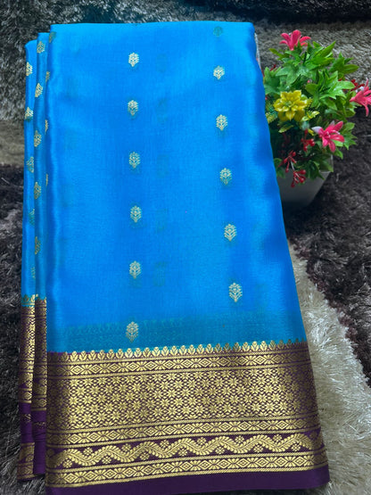 Pure Mysore Silk Saree ( 60 Grams )