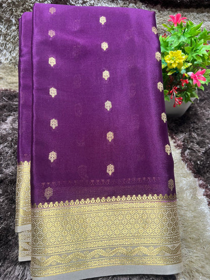 Pure Mysore Silk Saree ( 60 Grams )