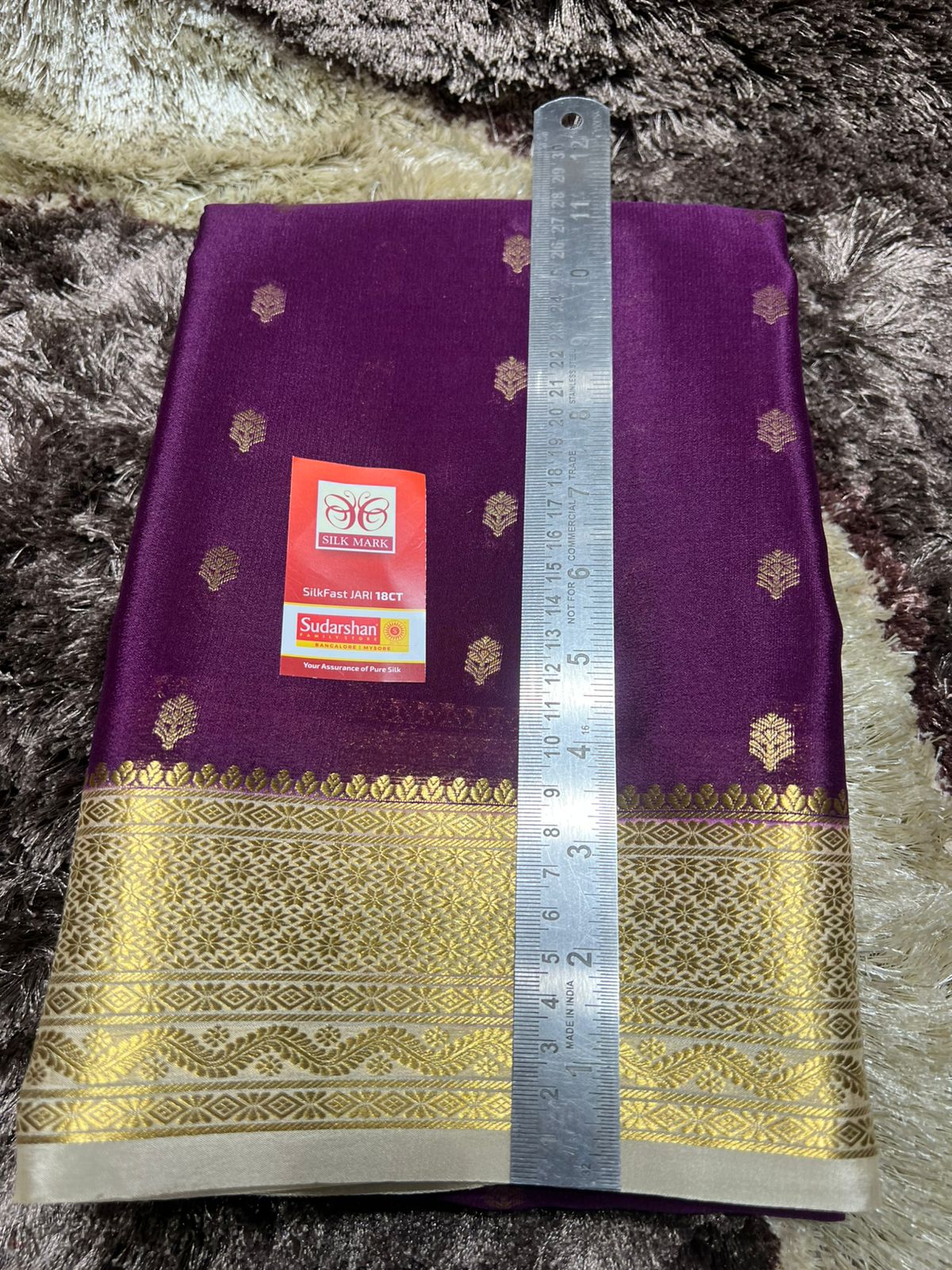 Pure Mysore Silk Saree ( 60 Grams )