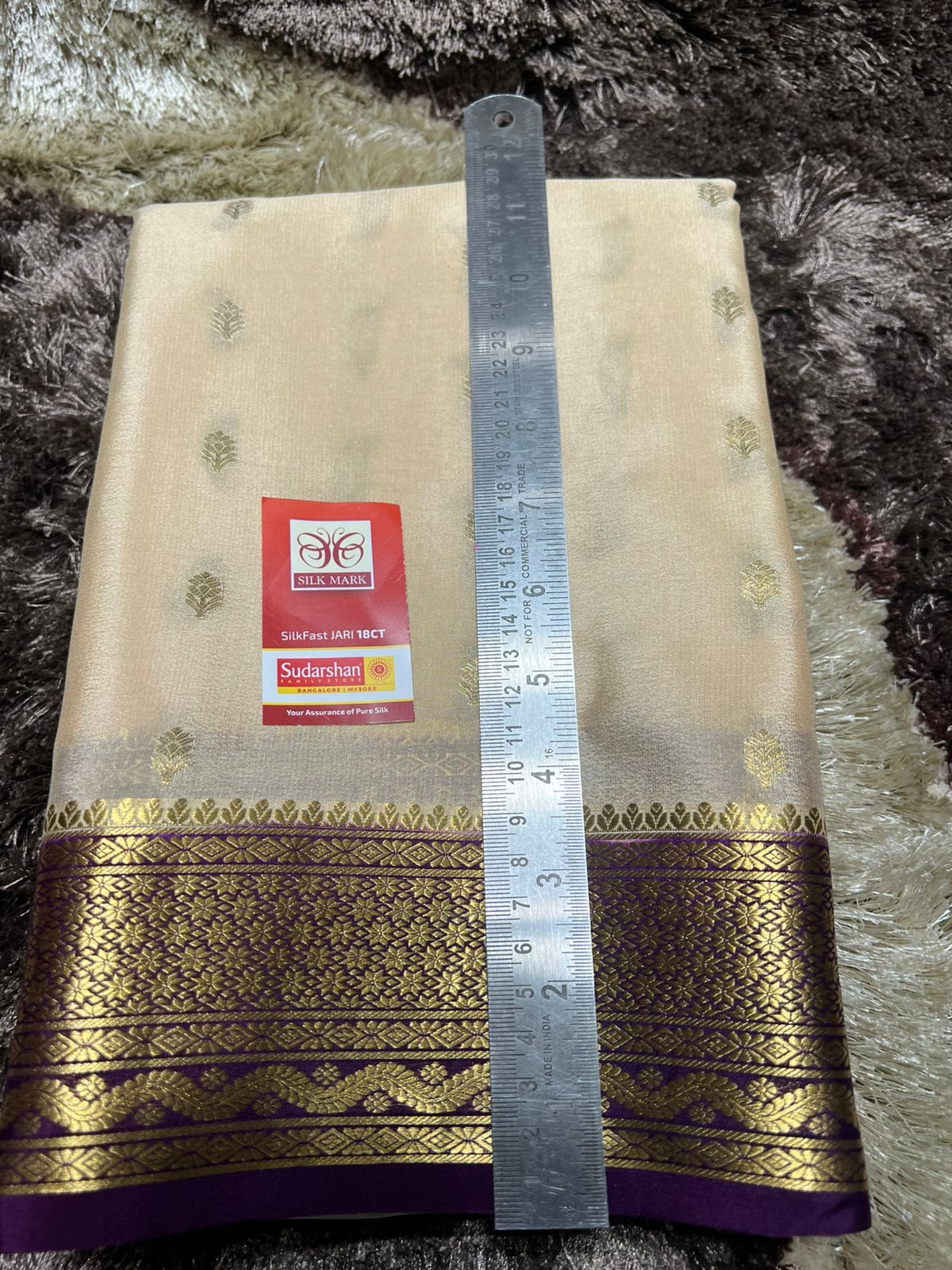 Pure Mysore Silk Saree ( 60 Grams )