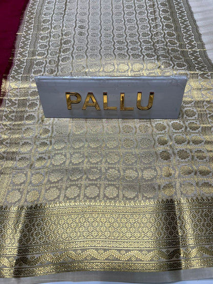 Pure Mysore Silk Saree ( 60 Grams )