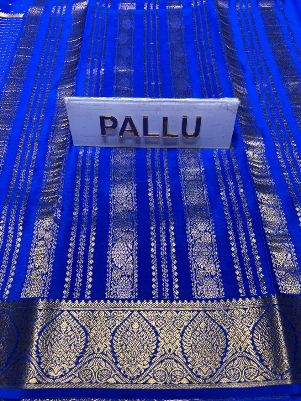 Pure Mysore Silk Saree.