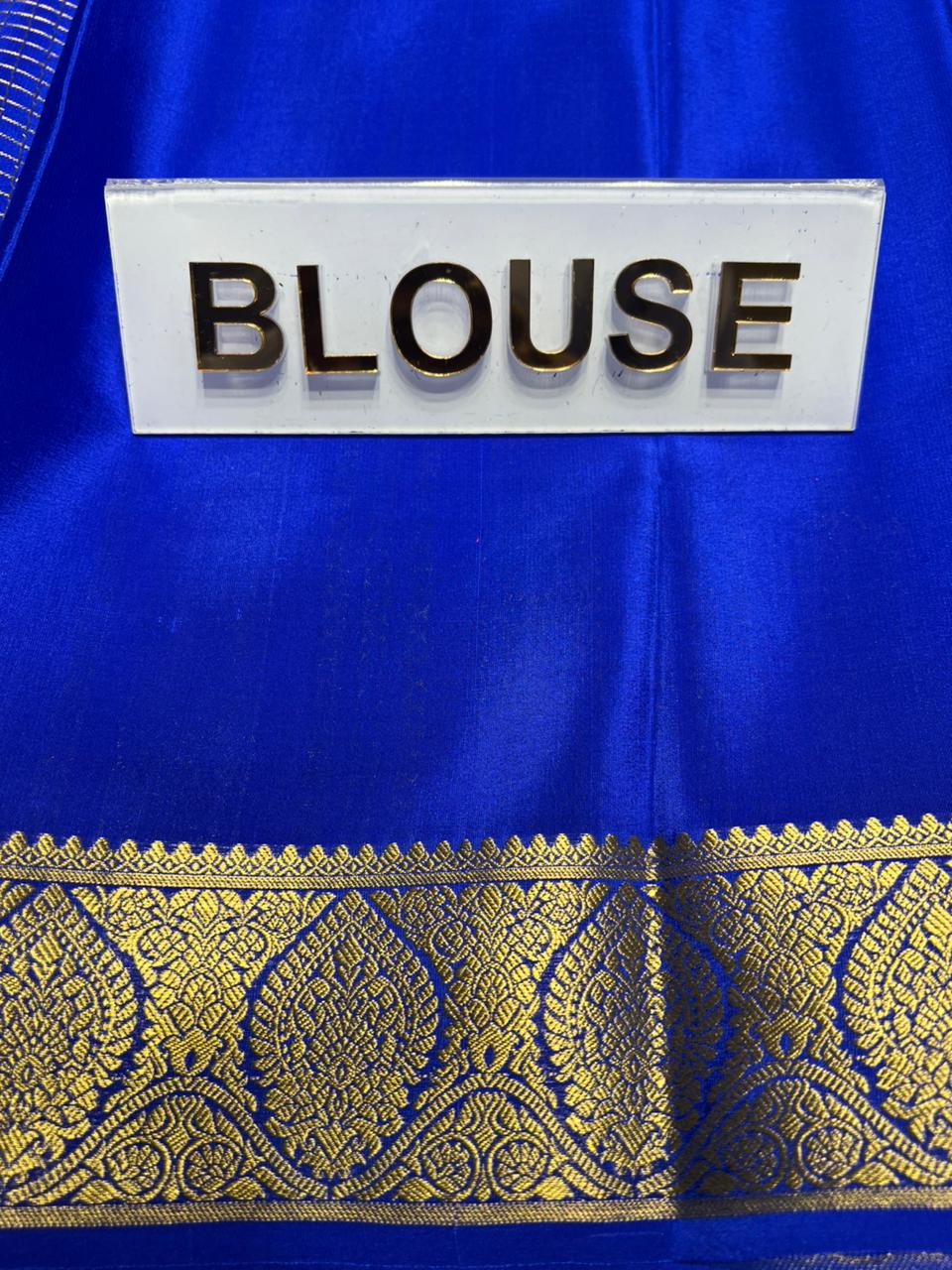 Pure Mysore Silk Saree.