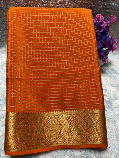 Pure Mysore Silk Saree.
