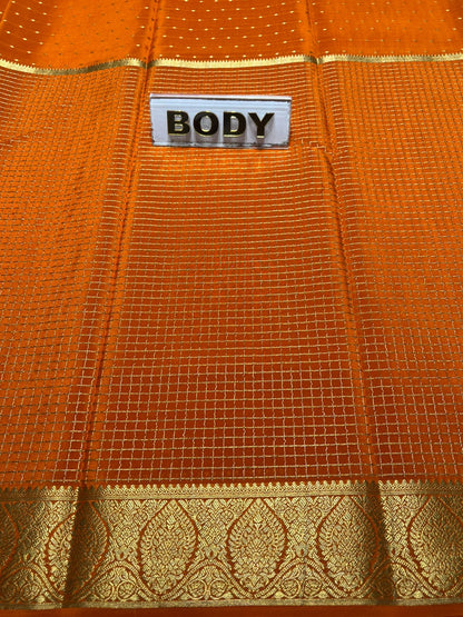 Pure Mysore Silk Saree.
