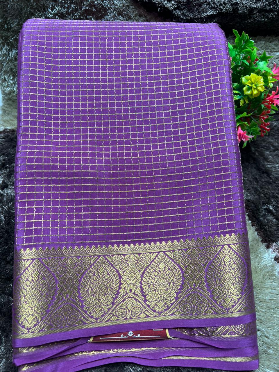 Pure Mysore Silk Saree.