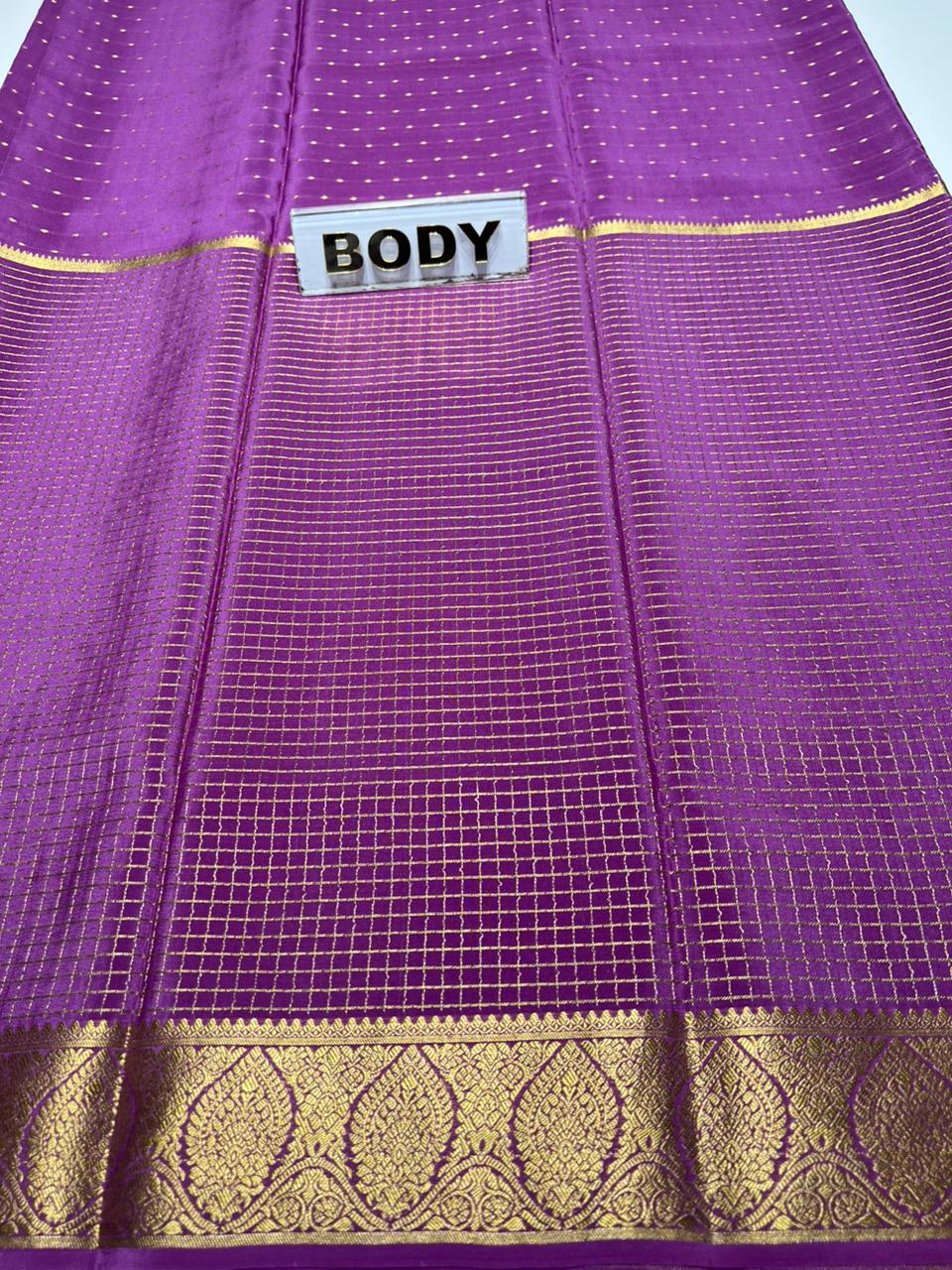 Pure Mysore Silk Saree.