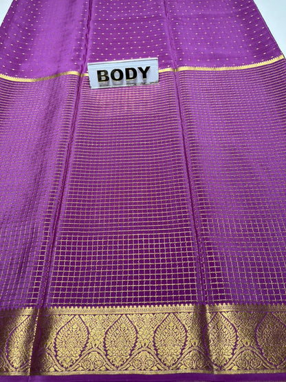 Pure Mysore Silk Saree.
