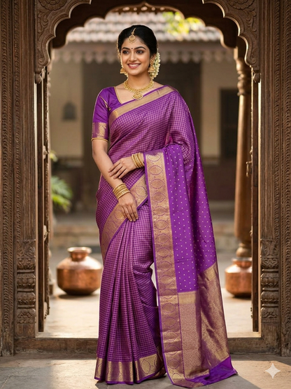 Pure Mysore Silk Saree.