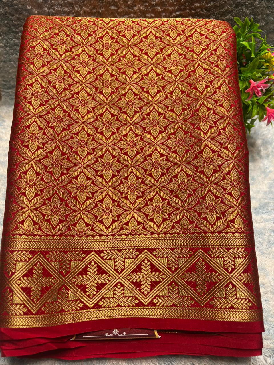 Pure Mysore Silk Saree.
