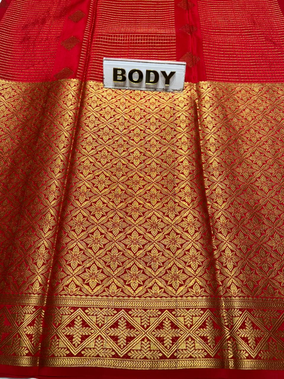 Pure Mysore Silk Saree.