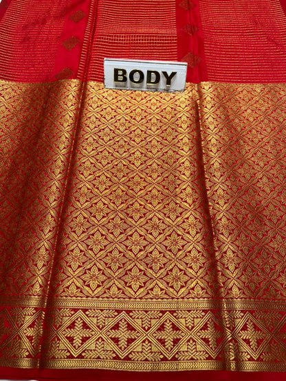 Pure Mysore Silk Saree.