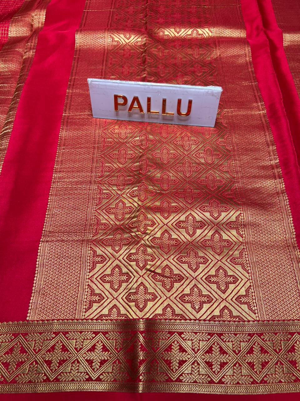 Pure Mysore Silk Saree.