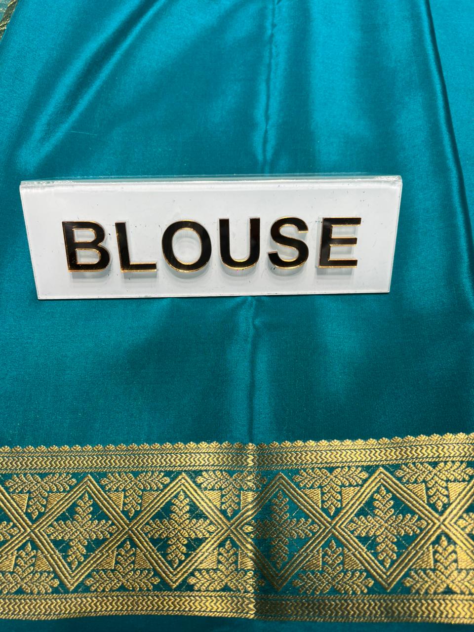 Pure Mysore Silk Saree.