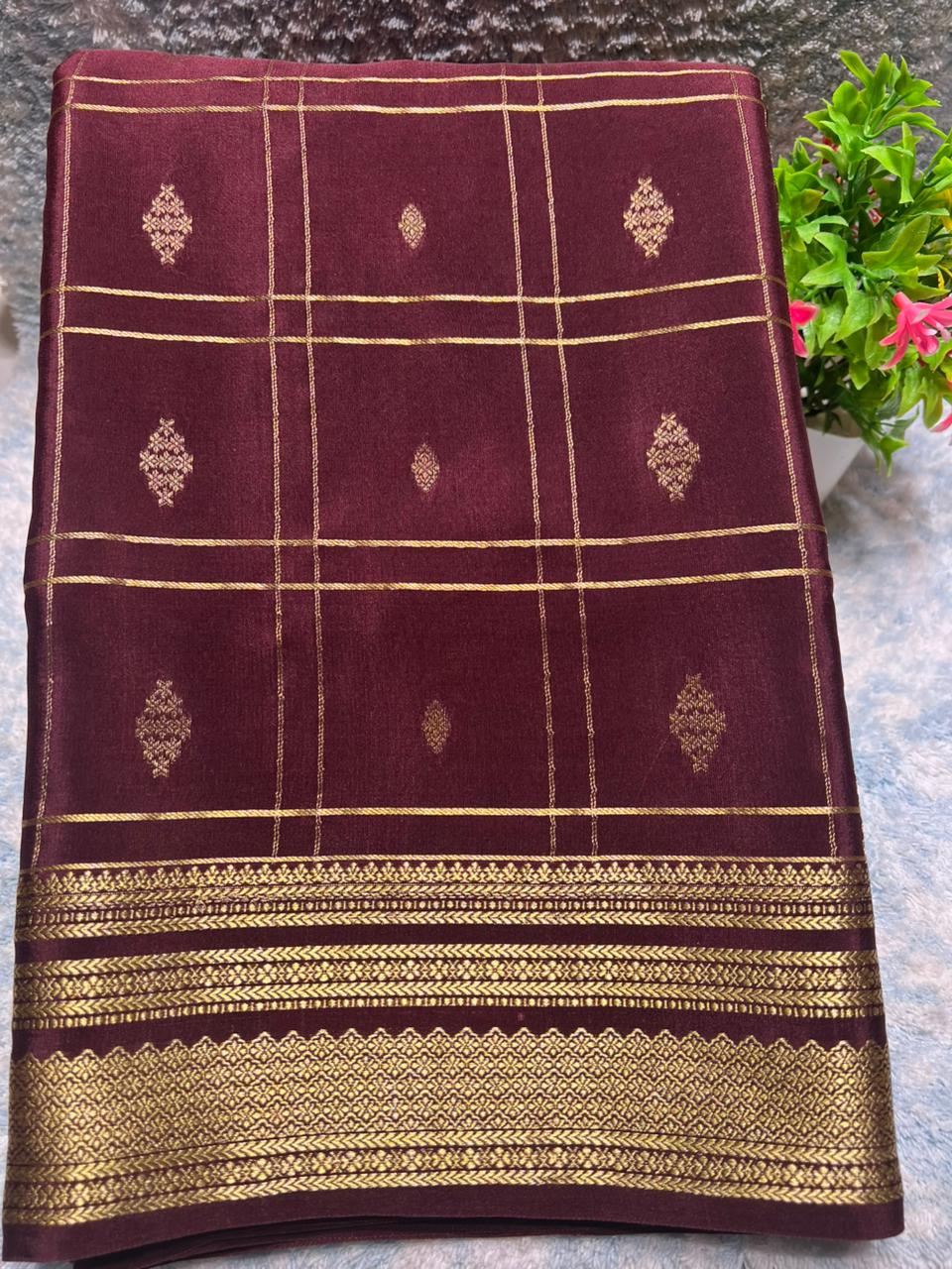Pure Mysore Silk Saree.