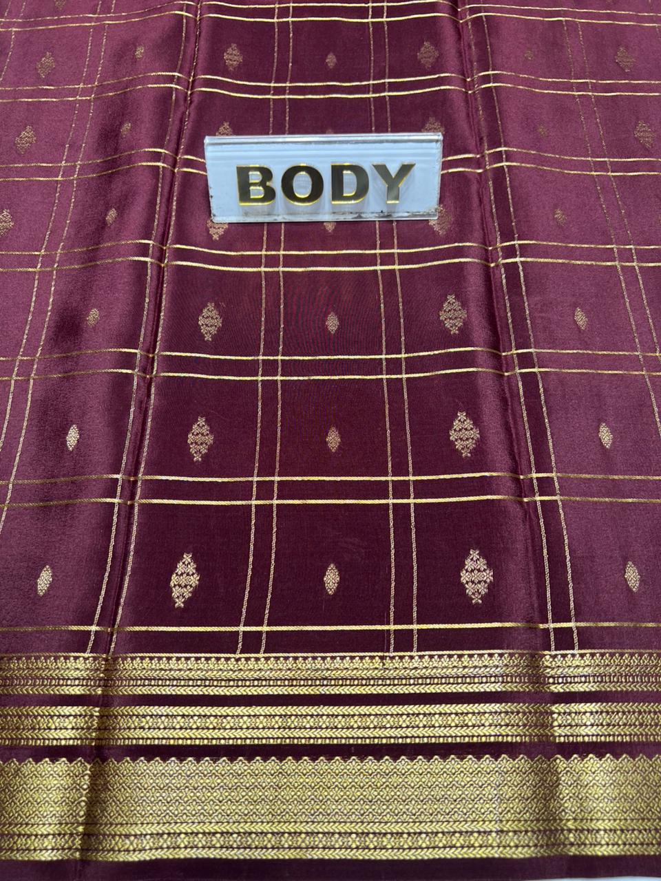 Pure Mysore Silk Saree.