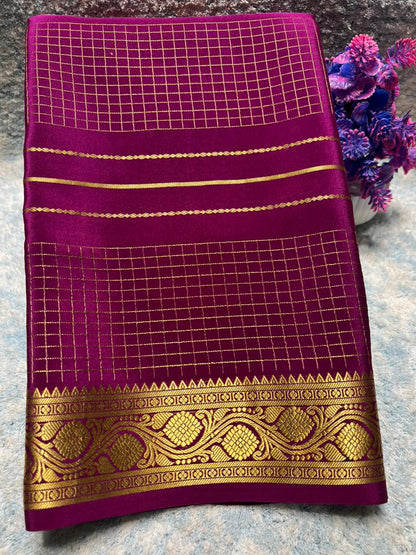 Pure Mysore Silk Saree.