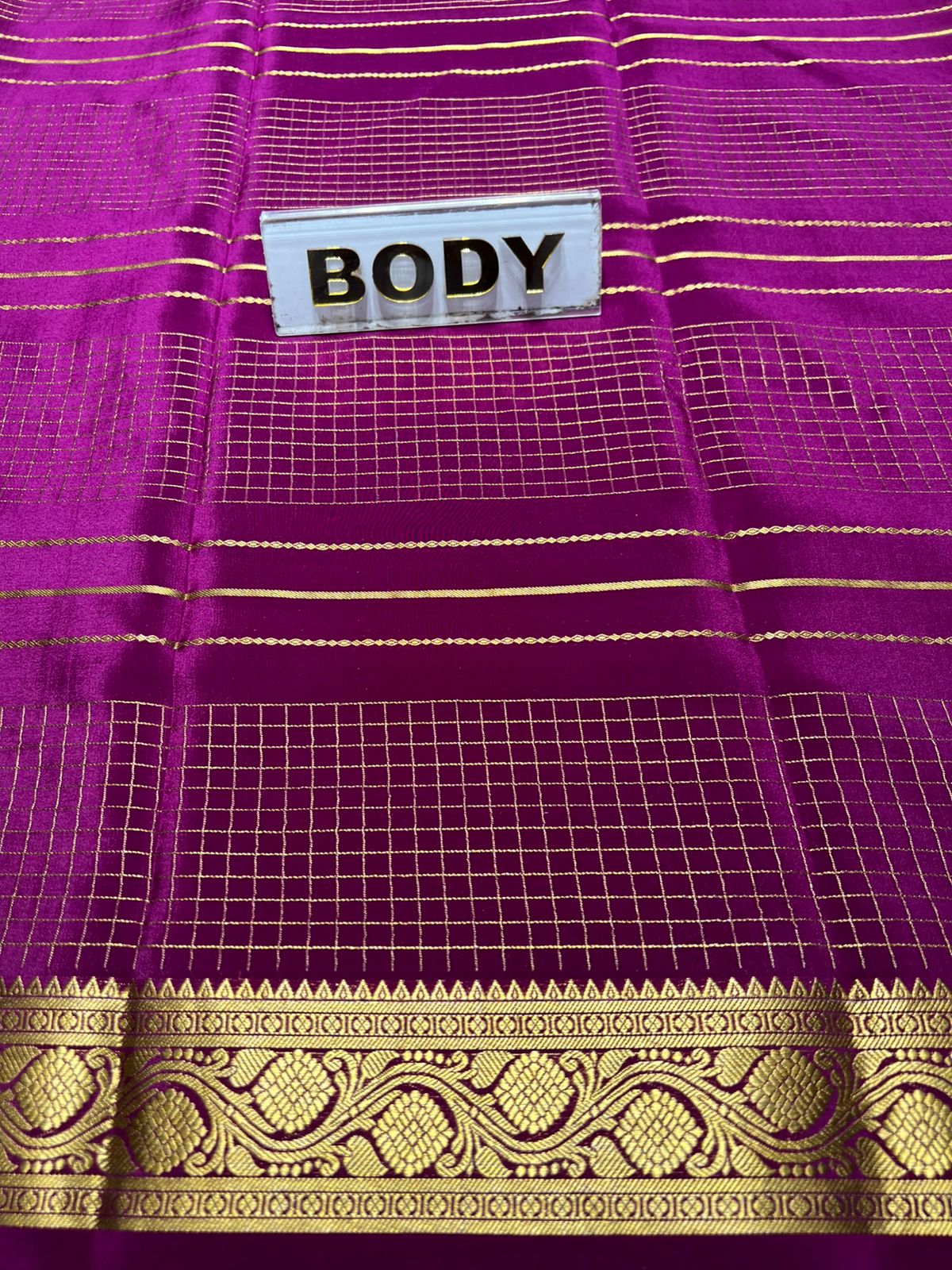 Pure Mysore Silk Saree.