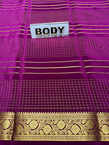 Pure Mysore Silk Saree.