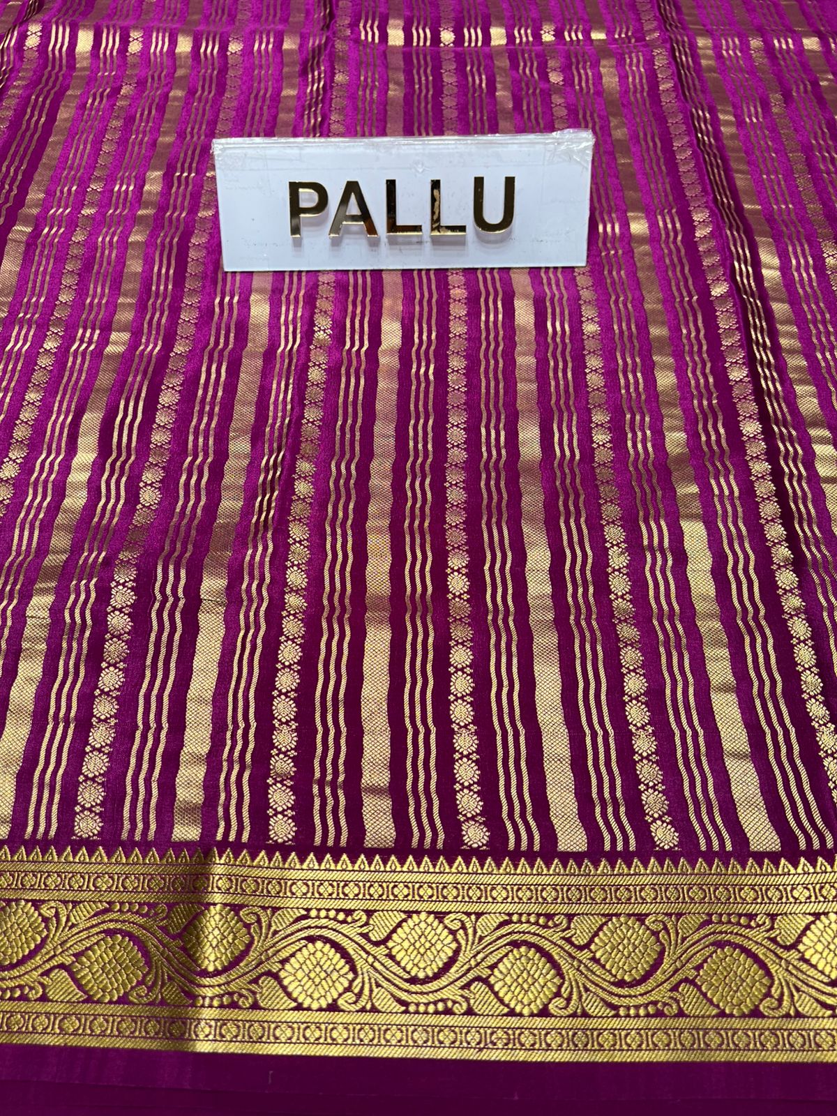 Pure Mysore Silk Saree.