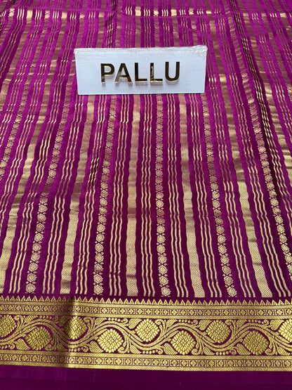 Pure Mysore Silk Saree.