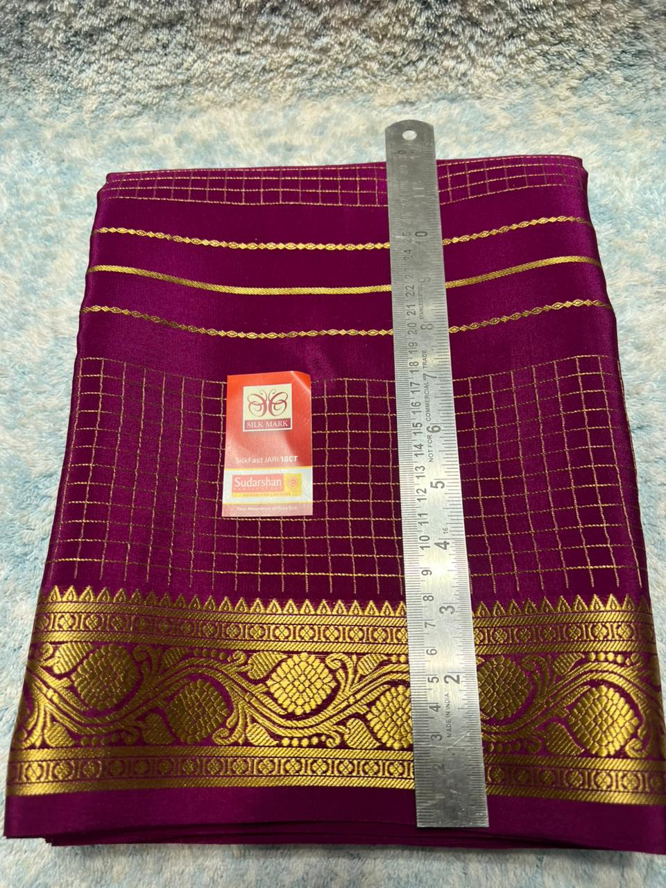 Pure Mysore Silk Saree.
