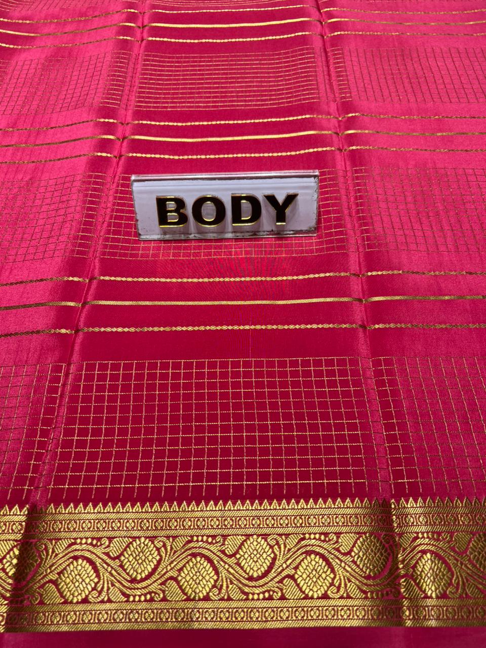 Pure Mysore Silk Saree.