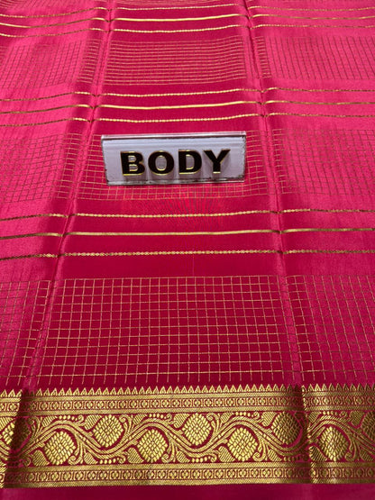 Pure Mysore Silk Saree.