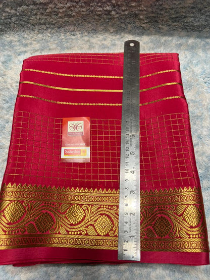 Pure Mysore Silk Saree.