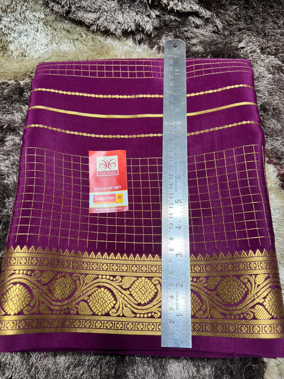 Pure Mysore Silk Saree.