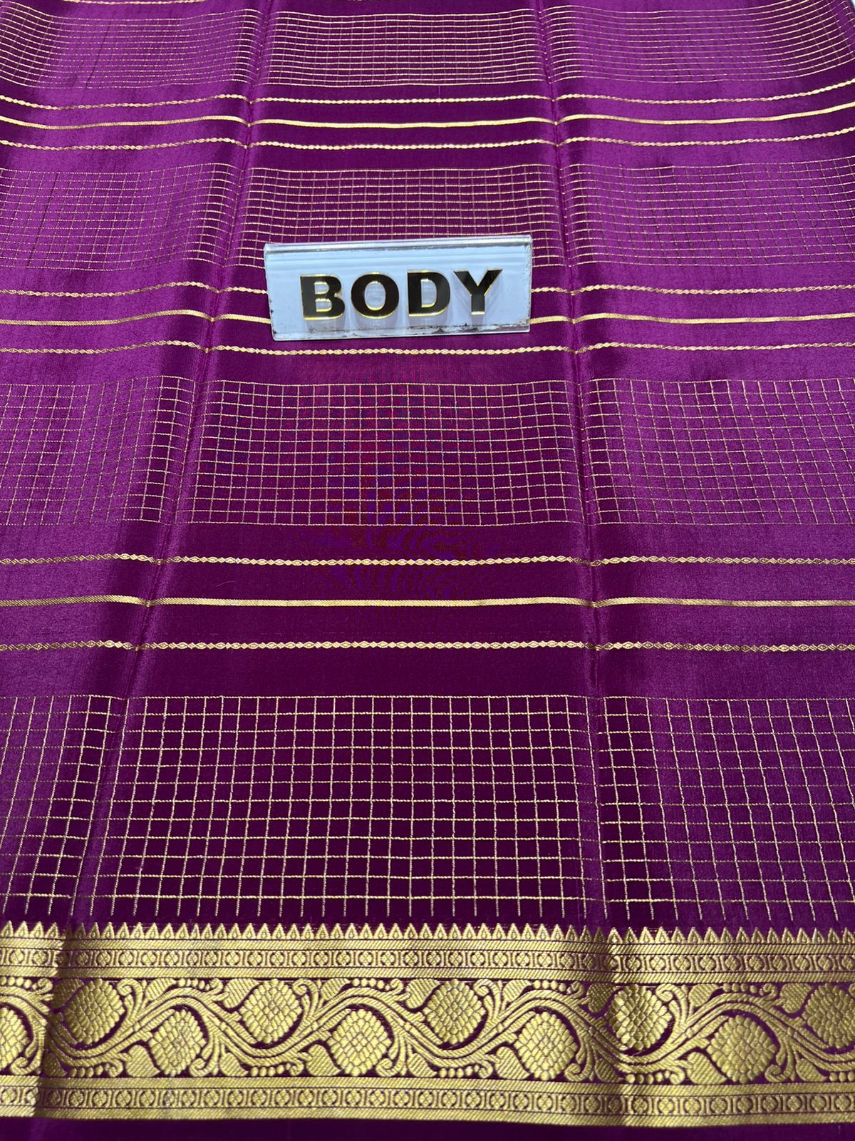Pure Mysore Silk Saree.