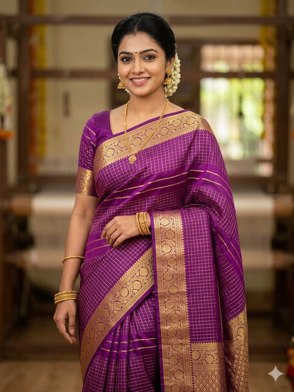 Pure Mysore Silk Saree.