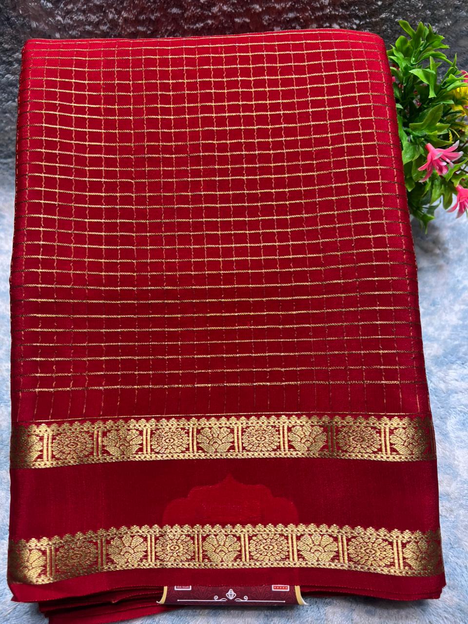 Pure Mysore Silk Saree.